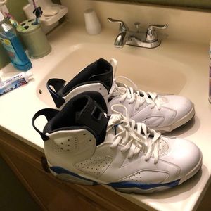 Retro Air Jordan 6 sport blue  (siz 13)